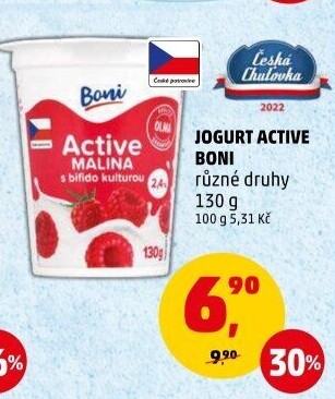 Jogurt ochucený Active Boni