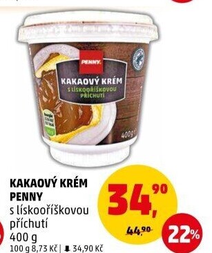 Kakaový krém Penny