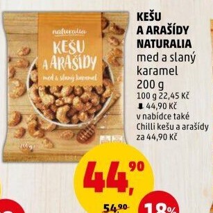 Kešu a arašídy Naturalia