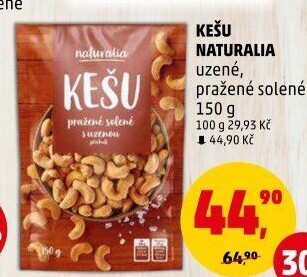 Kešu pražené uzené Naturalia
