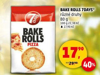 Krekry Bake rolls 7 Days
