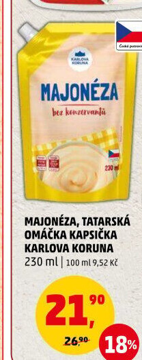 Majonéza Karlova Koruna