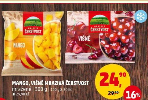 Mango mražené Mrazivá Čerstvost