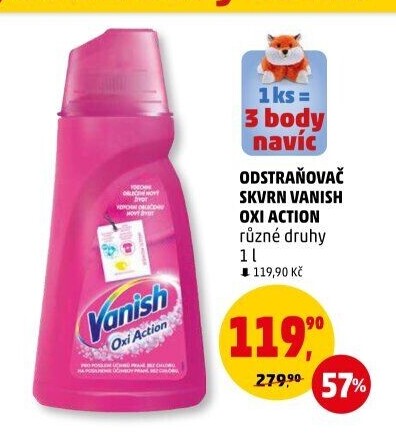 Odstraňovač skvrn gelový Vanish Oxi Action