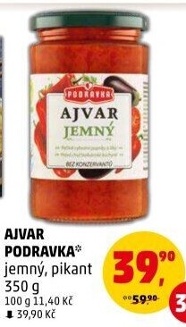 Omáčka Ajvar Podravka