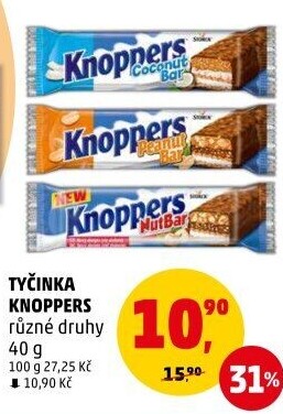 Oplatky Knoppers NutBar Storck