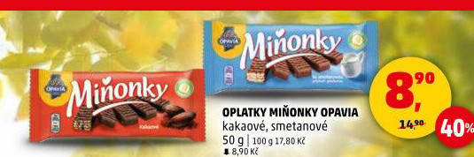 Oplatky Miňonky Opavia