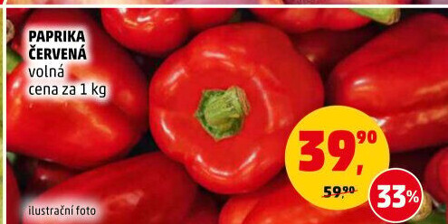 Paprika červená