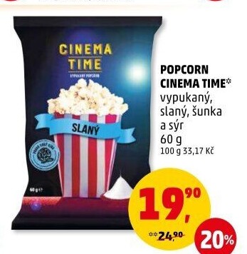 Popcorn do mikrovlnky Cinema Time