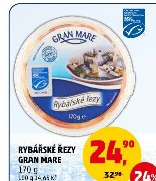 Řezy rybářské Gran Mare