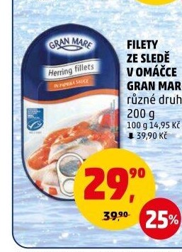 Sleď filety v omáčce Gran Mare