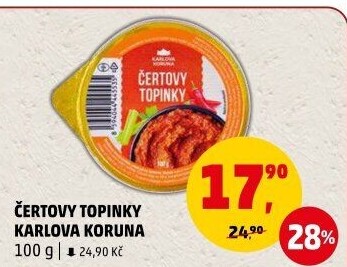 Směs čertovy topinky Karlova Koruna