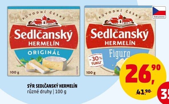 Sýr Hermelín Sedlčanský