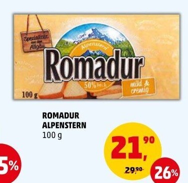 Sýr Romadur Alpenstern