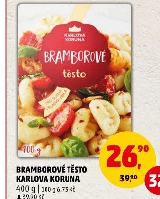 Těsto bramborové v prášku Karlova Koruna