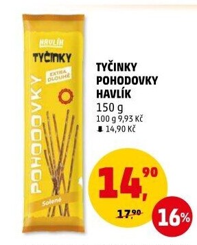 Tyčinky Pohodovky Havlík