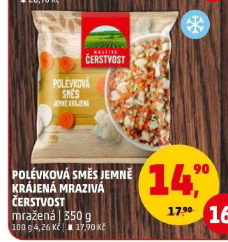 Zeleninová polévková směs mražená Mrazivá Čerstvost