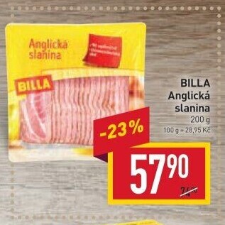 Anglická slanina Billa
