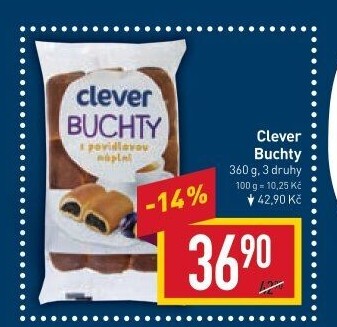 Buchty s náplní Clever