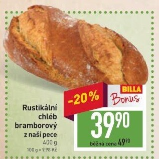 Chléb bramborový rustikální