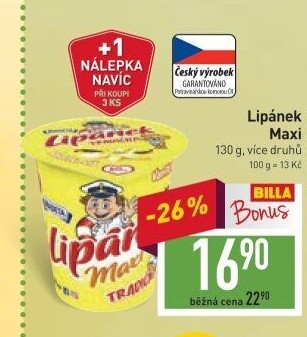 Dezert Lipánek Madeta