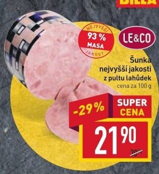 Šunka nejvyšší jakosti LE&amp
