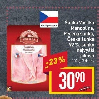 Šunka nejvyšší jakosti Mandolína Vocílka