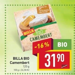 Sýr Camembert Bio Billa