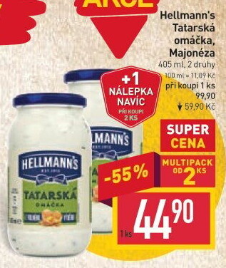 Tatarská omáčka Hellmann'