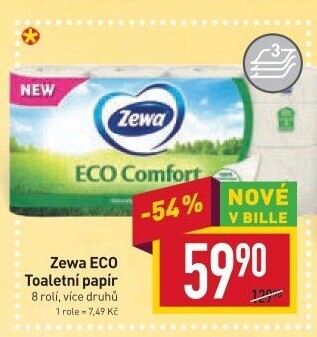 Toaletní papír 3vrstvý Eco Zewa