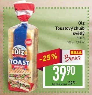 Toustový chléb Ölz