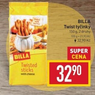 Tyčinky Twist Billa