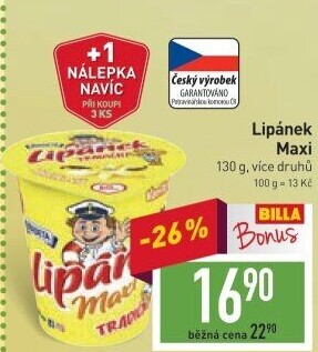 Dezert Lipánek Madeta