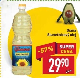 Slunečnicový olej Giana