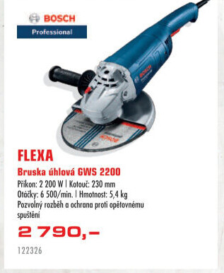Bruska úhlová GWS 2200 Bosch Professional