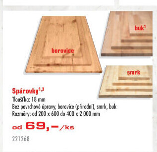 Deska - Spárovka