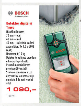 Detektor kovu Truvo Bosch