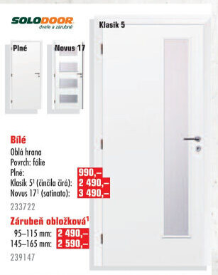 Interiérové dveře Solodoor