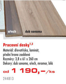 Kuchyňská pracovní deska