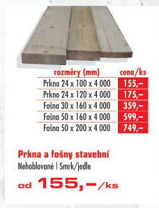 Nehoblované prkno