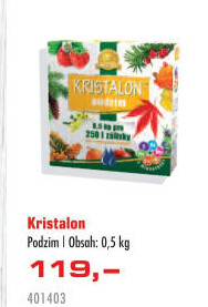Podzimní hnojivo Kristalon
