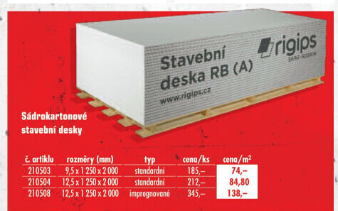 Sádrokartonová deska