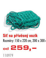 Síť na přívěsný vozík