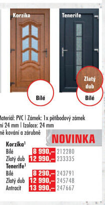 Vchodové dveře plastové