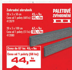 Zahradní obrubník
