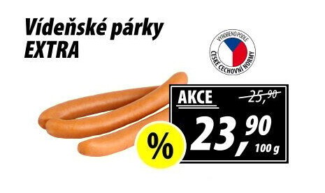 Párky vídeňské extra