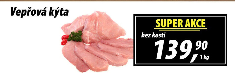 Vepřová kýta bez kosti