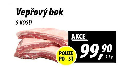 Vepřový bok s kostí