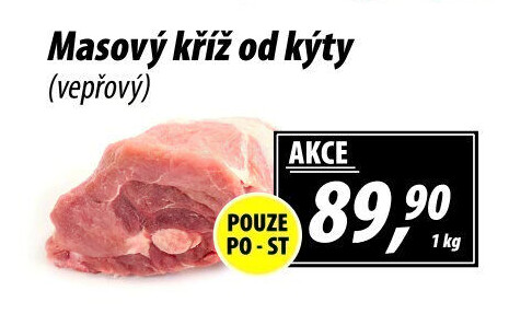 Vepřový kříž od kýty