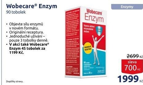 Doplněk stravy Enzym Wobecare